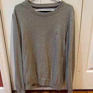 Tommy Hilfiger Light Gray Crewneck Sweater